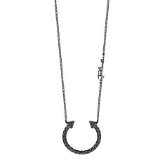 JUST CAVALLI BLACK NECKLACE